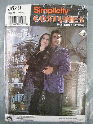 Newly listed ADULT ADDAMS FAMILY MORTICIA GOMEZ COSTUME SEWING PATTERN