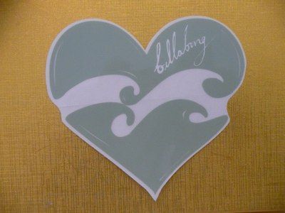 BILLABONG HEART Vintage SURF GIRL Hawaii stickers decals BB92
