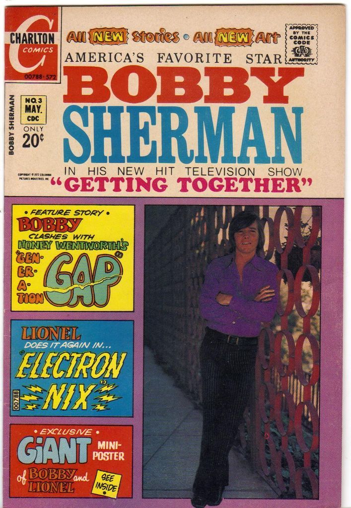 BOBBY SHERMAN 3 CHARLTON 1972 FN ☺