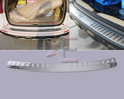 Chrome Stainless Steel Rear Bumper Protector Sill Plate Cover Trim