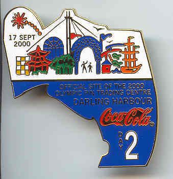 Coca Cola Day 2 Pin Of Day Sydney 2000 Olympic Games Official Site Pin