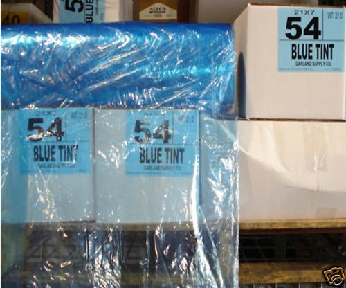 Dry Cleaning Poly Garment Bags 54 BLUE  350 bags/roll