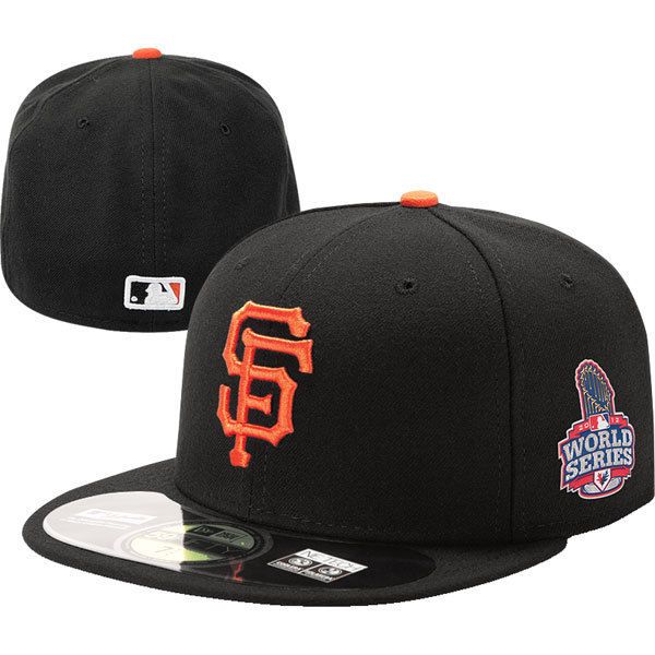 2012 MLB World Series San Francisco Giants New Era Black Hat Cap