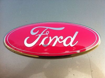 ALL 9 Grille or Tailgate Emblem COVER,CUSTOM PINKBreast Cancer