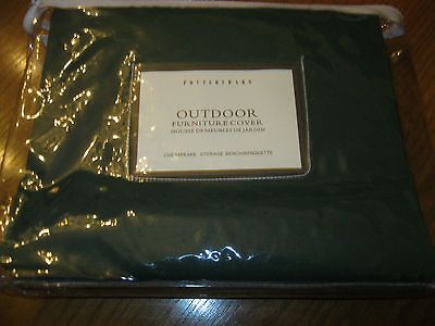 Pottery Barn Chesapeake Storage Bench Outdoor Furniture Cover Green