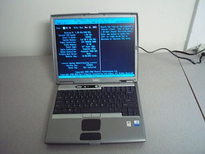 Dell Latitude D600 Laptop Computer   1.6GHz / 512mb