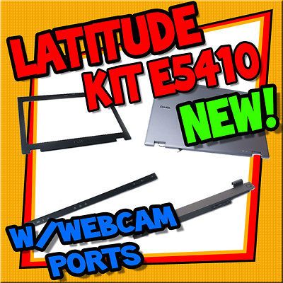 New OEM Dell Latitude E5410 14.1 Plastic Cover Kit W/ Webcam Ports