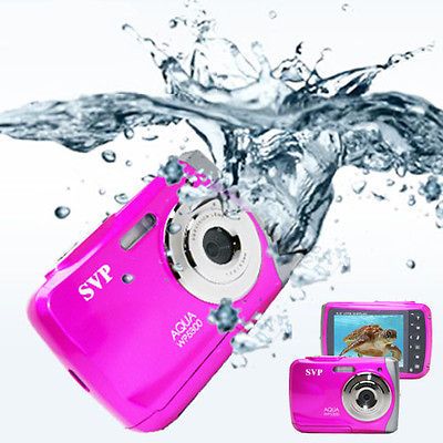 18MP Max. Pink Digital Camera + Camcorder *WaterProof*  BRAND NEW