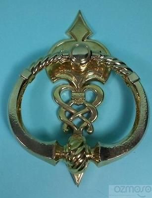 Telluride Celtic Knot Front/Entry Door Knocker Bronze/Brass Lithuania