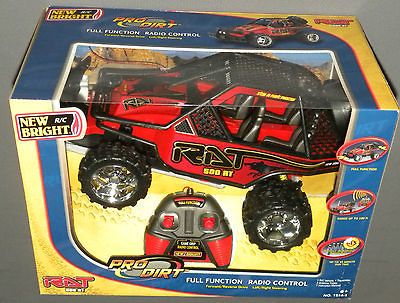 500 RT Pro Dirt Buggy Red New Bright BRP Remote Radio Control Car NEW