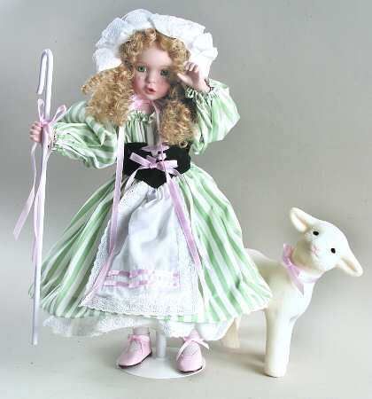 Ashton Drake LITTLE BO PEEP Wendy Lawton Nursery Rhymes porcelain doll
