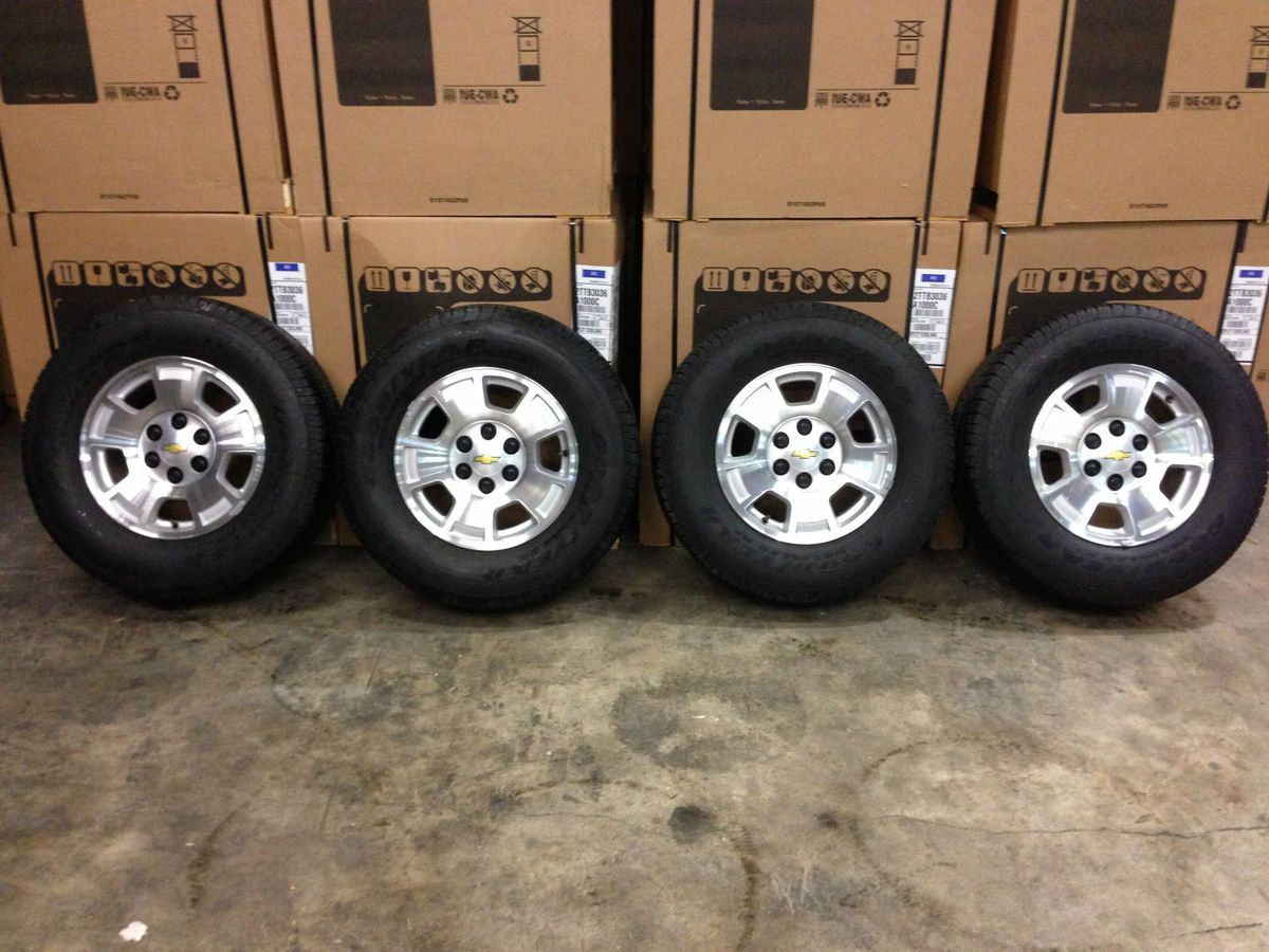 2012 Chevy Silverado Tahoe Suburban Avalanche OEM 17 Wheels Rims Tires