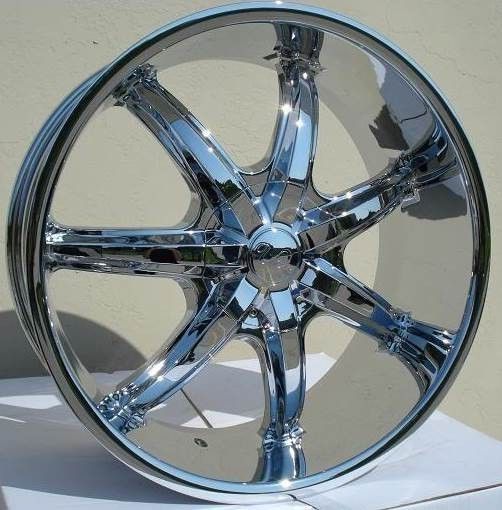 24 inch U35S Chrome Wheels Rims 6x135 Ford Expedition