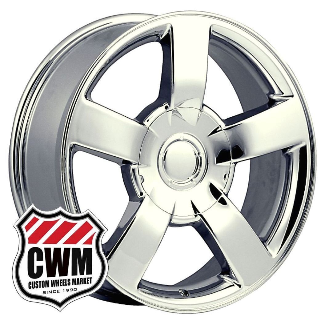 Chevy Silverado SS 2003 Replica Chrome Wheels Rims 6x5 50 22mm offset