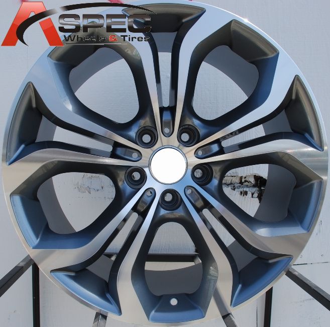 Style Staggered Wheels 5x120 Rims 74 1 Hub Fits BMW x5 X6