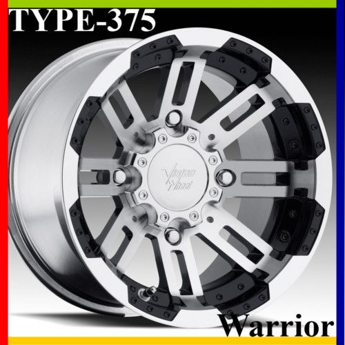 14X7 4x110 4 3 Vision Warrior Aluminum ATV Rim Wheel